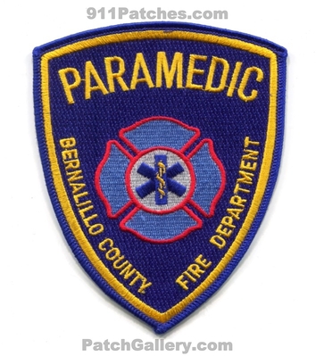 Bernalillo County Fire Department Paramedic Patch (New Mexico)
Scan By: PatchGallery.com
Keywords: co. dept. ems ambulance