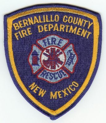 Bernalillo County Fire Department
Thanks to PaulsFirePatches.com for this scan.
Keywords: new mexico rescue