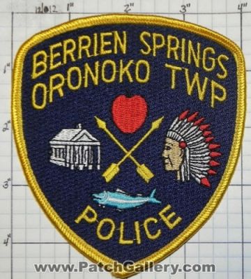 Berrien Springs Police Department (Michigan)
Thanks to swmpside for this picture.
Keywords: dept. oronoko township twp.