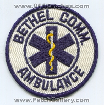 Bethel Community Ambulance Patch (Pennsylvania)
Scan By: PatchGallery.com
Keywords: comm. ems emt paramedic