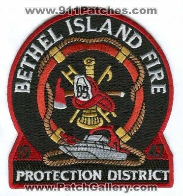 Bethel Island Fire Protection District Patch (California)
Scan By: PatchGallery.com
Keywords: prot. dist. department dept. 95