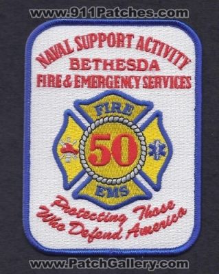 Bethesda Fire and Emergency Services Naval Support Activity (Maryland)
Thanks to Paul Howard for this scan.
Keywords: & ems 50