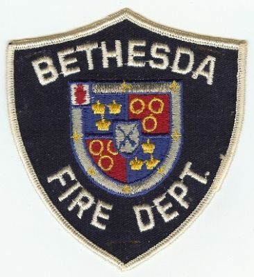 Bethesda Fire Dept
Thanks to PaulsFirePatches.com for this scan.
Keywords: maryland department
