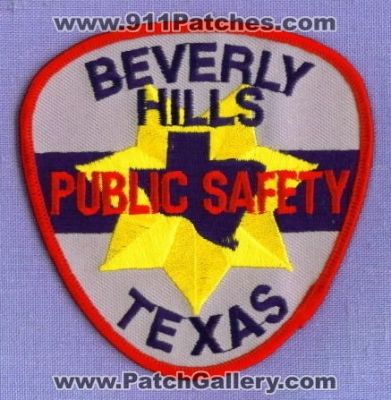 Beverly Hills Public Safety (Texas)
Thanks to apdsgt for this scan.
Keywords: dps