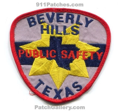Beverly Hills Department of Public Safety DPS Police Patch (Texas)
Scan By: PatchGallery.com
Keywords: dept.