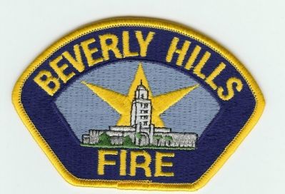 Beverly Hills Fire
Thanks to PaulsFirePatches.com for this scan.
Keywords: california