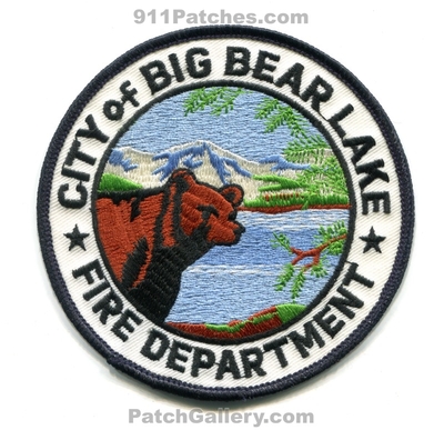 Big Bear Lake Fire Department Patch (California)
Scan By: PatchGallery.com
Keywords: city of dept.