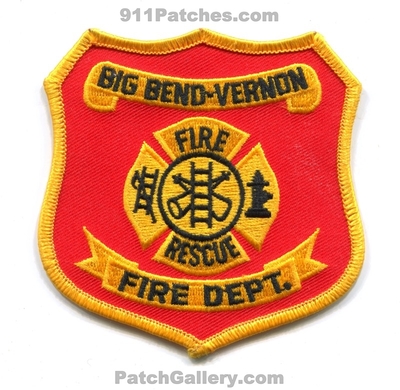 Big Bend Vernon Fire Rescue Department Patch (Wisconsin)
Scan By: PatchGallery.com
Keywords: dept.
