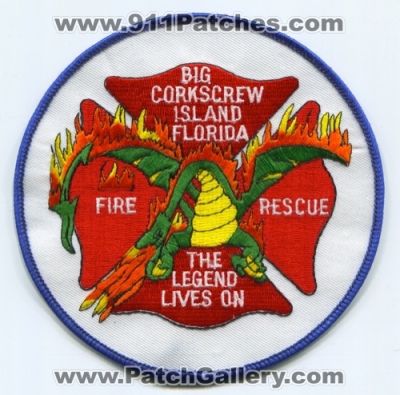 Big Corkscrew Island Fire Rescue Department (Florida)
Scan By: PatchGallery.com
Keywords: dept. the legend lives on dragon