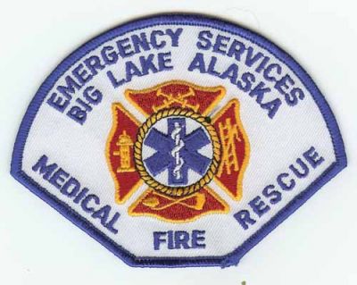 Big Lake Emergency Services
Thanks to PaulsFirePatches.com for this scan.
Keywords: alaska fire medical rescue