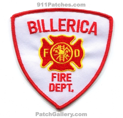 Billerica Fire Department Patch (Massachusetts)
Scan By: PatchGallery.com
Keywords: dept. fd