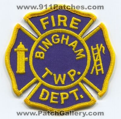 Bingham Township Fire Department (UNKNOWN STATE)
Scan By: PatchGallery.com
Keywords: twp. dept.
