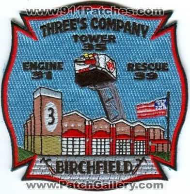 Mount Laurel Fire Department Station 3 Engine 31 Tower 35 Rescue 39 (New Jersey)
Scan By: PatchGallery.com
Keywords: dept. mt. birchfield threes three&#039;s company