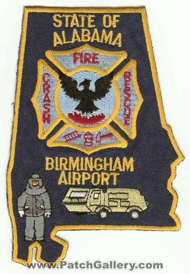 Birmingham Airport Crash Fire Rescue (Alabama)
Thanks to PaulsFirePatches.com for this scan.
Keywords: cfr arff aircraft