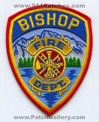 Bishop Fire Department Patch (California)
[b]Scan From: Our Collection[/b]
Keywords: dept.
