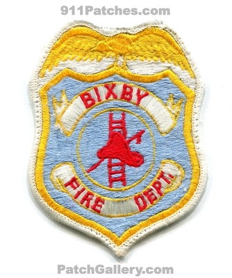 Bixby Fire Department Patch (Oklahoma)
Scan By: PatchGallery.com
Keywords: dept.