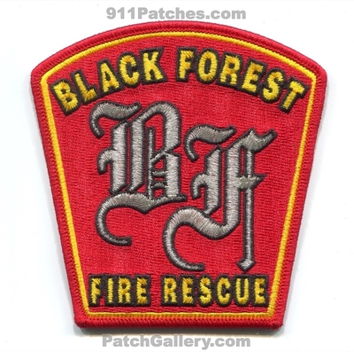 Black Forest Fire Rescue Department Patch (Colorado)
[b]Scan From: Our Collection[/b]
Keywords: dept.