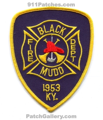Black Mudd Fire Department Patch (Kentucky)
Scan By: PatchGallery.com
Keywords: dept. 1953