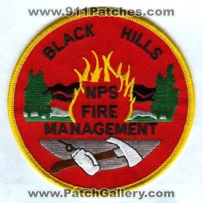 Black Hills National Park Service NPS Fire Management Patch (South Dakota)
Scan By: PatchGallery.com
Keywords: wildland wildfire forest
