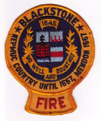 Blackstone Fire
Thanks to Michael J Barnes for this scan.
Keywords: massachusetts