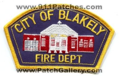 Blakely Fire Department (Georgia)
Scan By: PatchGallery.com
Keywords: city of dept.