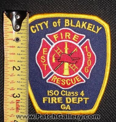 Blakely Fire Rescue Department (Georgia)
Thanks to Matthew Marano for this picture.
Keywords: city of dept. ga iso class 4