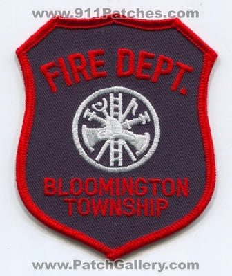 Bloomington Township Fire Department Patch (Illinois)
Scan By: PatchGallery.com
Keywords: twp. dept.