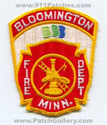 Bloomington Fire Department Patch (Minnesota)
Scan By: PatchGallery.com
Keywords: dept. minn.