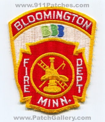 Bloomington Fire Department Patch (Minnesota)
Scan By: PatchGallery.com
Keywords: dept. minn.