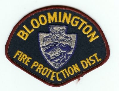 Bloomington Fire Protection Dist
Thanks to PaulsFirePatches.com for this scan.
Keywords: california district