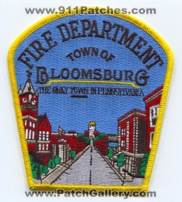 Bloomsburg Fire Department (Pennsylvania)
Scan By: PatchGallery.com
Keywords: town of dept. the only in