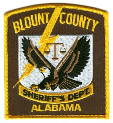 Blount County Sheriff's Dept (Alabama)
Scan By: PatchGallery.com
Keywords: sheriffs department