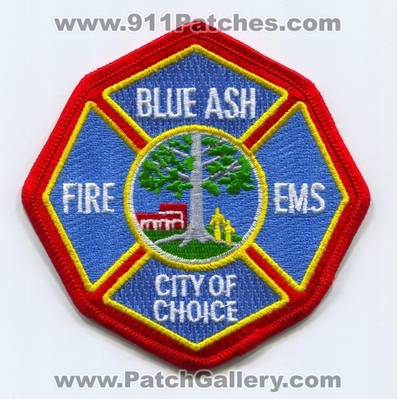 Blue Ash Fire EMS Department Patch (Ohio)
Scan By: PatchGallery.com
Keywords: dept. city of choice