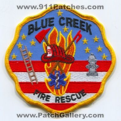 Blue Creek Fire Rescue Department (Montana)
Scan By: PatchGallery.com
Keywords: dept.