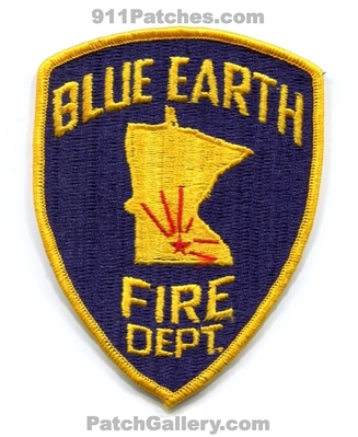Blue Earth Fire Department Patch (Minnesota)
Scan By: PatchGallery.com
Keywords: dept.