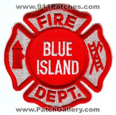 Blue Island Fire Department (Illinois)
Scan By: PatchGallery.com 
Keywords: dept.