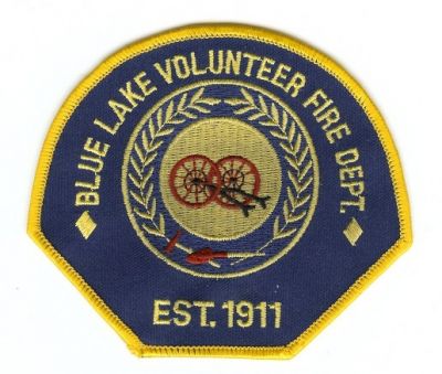 Blue Lake Volunteer Fire Dept
Thanks to PaulsFirePatches.com for this scan.
Keywords: california department