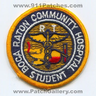 Boca Raton Community Hospital RT Student Patch (Florida)
Scan By: PatchGallery.com
Keywords: comm. r.t. respiratory therapy therapist