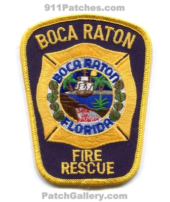 Boca Raton Fire Rescue Department Patch (Florida)
Scan By: PatchGallery.com
Keywords: dept.