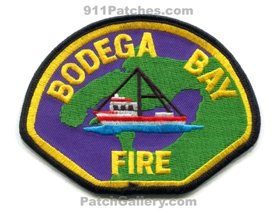 Bodega Bay Fire Department Patch (California)
Scan By: PatchGallery.com
Keywords: dept.