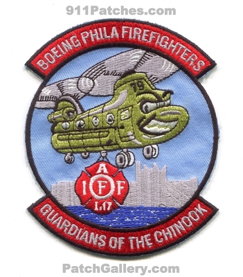 Boeing Fire Department Philadelphia IAFF Local L-17 Patch (Pennsylvania)
Scan By: PatchGallery.com
Keywords: dept. local l17 79 union guardians of the chinook helicopter