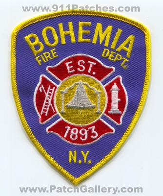 Bohemia Fire Department Patch (New York)
Scan By: PatchGallery.com
Keywords: dept. n.y. est. 1893