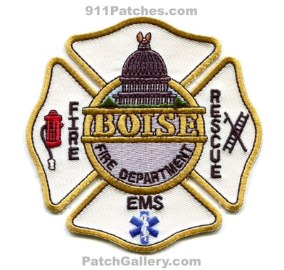 Boise Fire Rescue Department Patch (Idaho)
Scan By: PatchGallery.com
Keywords: dept. ems