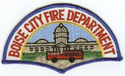 Boise City Fire Department
Thanks to PaulsFirePatches.com for this scan.
Keywords: idaho