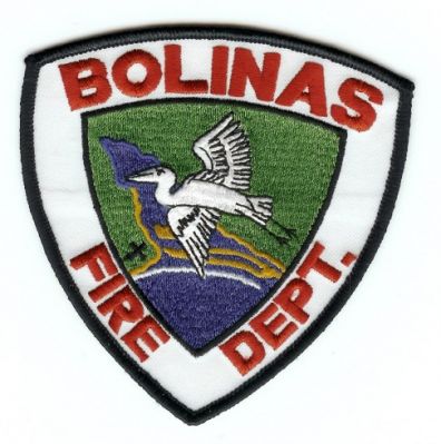 Bolinas Fire Dept
Thanks to PaulsFirePatches.com for this scan.
Keywords: california department