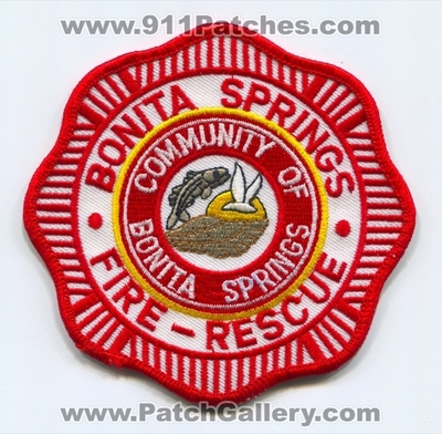 Bonita Springs Fire Rescue Department Patch (Florida)
Scan By: PatchGallery.com
Keywords: community comm. of dept.
