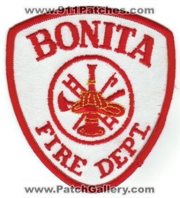 Bonita Fire Department (California)
Thanks to PaulsFirePatches.com for this scan.
Keywords: dept.
