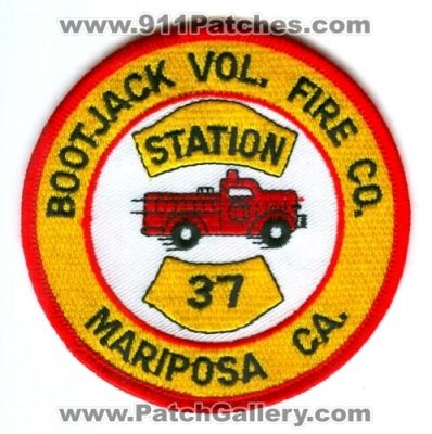 Bootjack Volunteer Fire Company Station 37 (California)
Scan By: PatchGallery.com
Keywords: vol. co. ca. mariposa