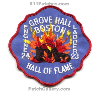 Boston Fire Department Engine 24 Ladder 23 Patch (Massachusetts)
Scan By: PatchGallery.com
Keywords: dept. bfd company co. station grove hall of flame truck