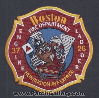 Boston Fire Department Engine 37 Ladder 26 (Massachusetts)
Thanks to Paul Howard for this scan.
Keywords: dept. bfd huntington ave express company station